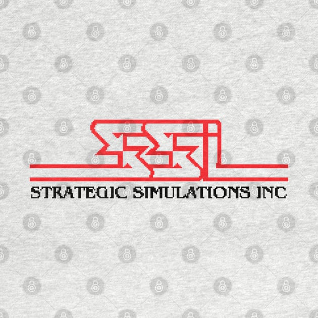 Retro Computer Strategic Simulations Inc SSI Logo Pixel by Meta Cortex